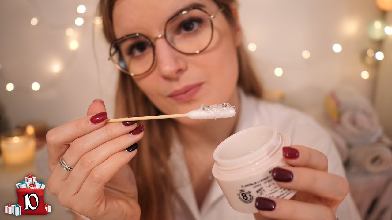 ASMR | Séance relaxante au SPA ✨ (Soin du visage, hand sounds, face touching...)