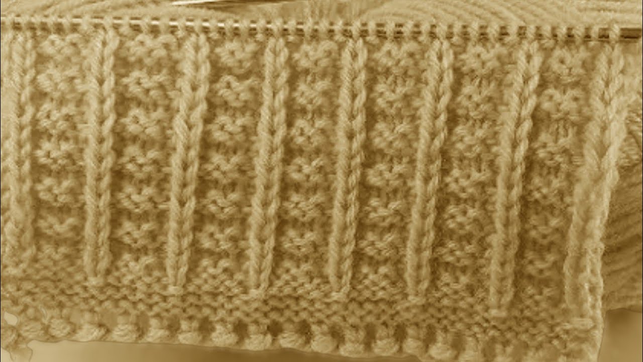 बहुत सुन्दर और आसान बुनाई डिजाइन। knitting pattern for cardigan/scarf/sweater & baby boy girl