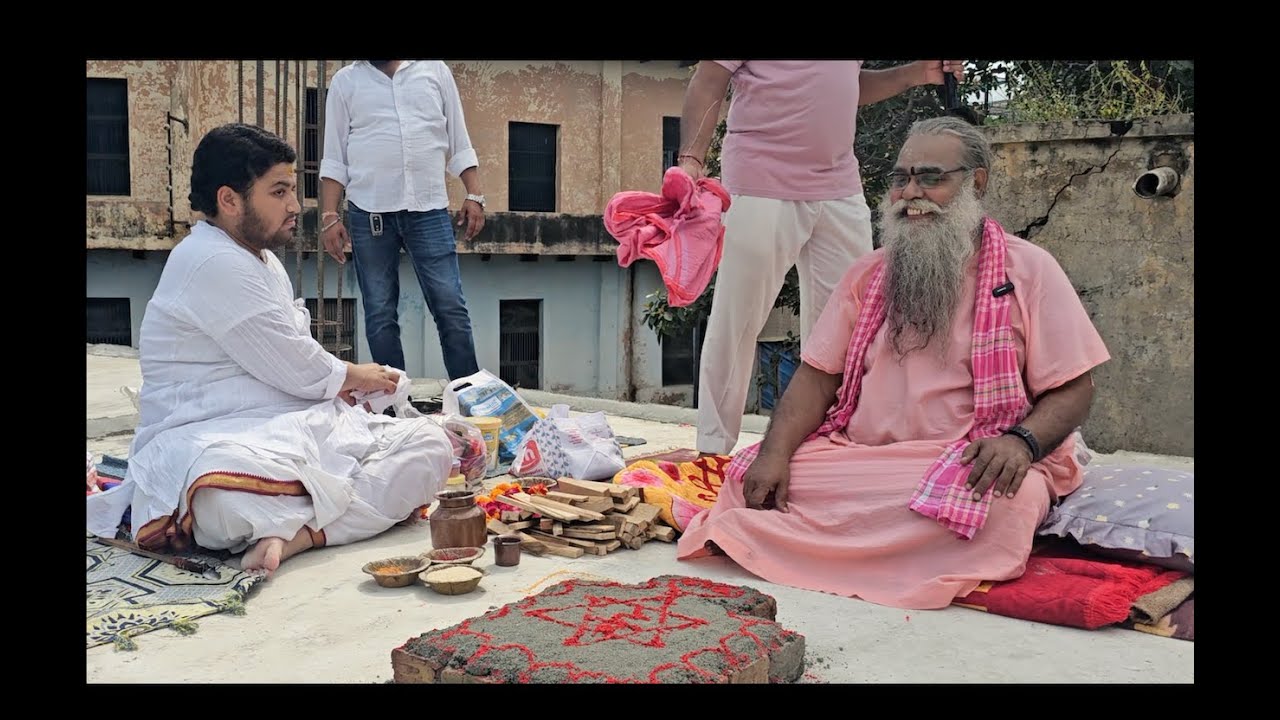 विजया दशमी के पावन अवसर पर गुरुदेव द्वारा वृंदावन आश्रम में हवन पूजन | श्री केशवानंद जी सरस्वती