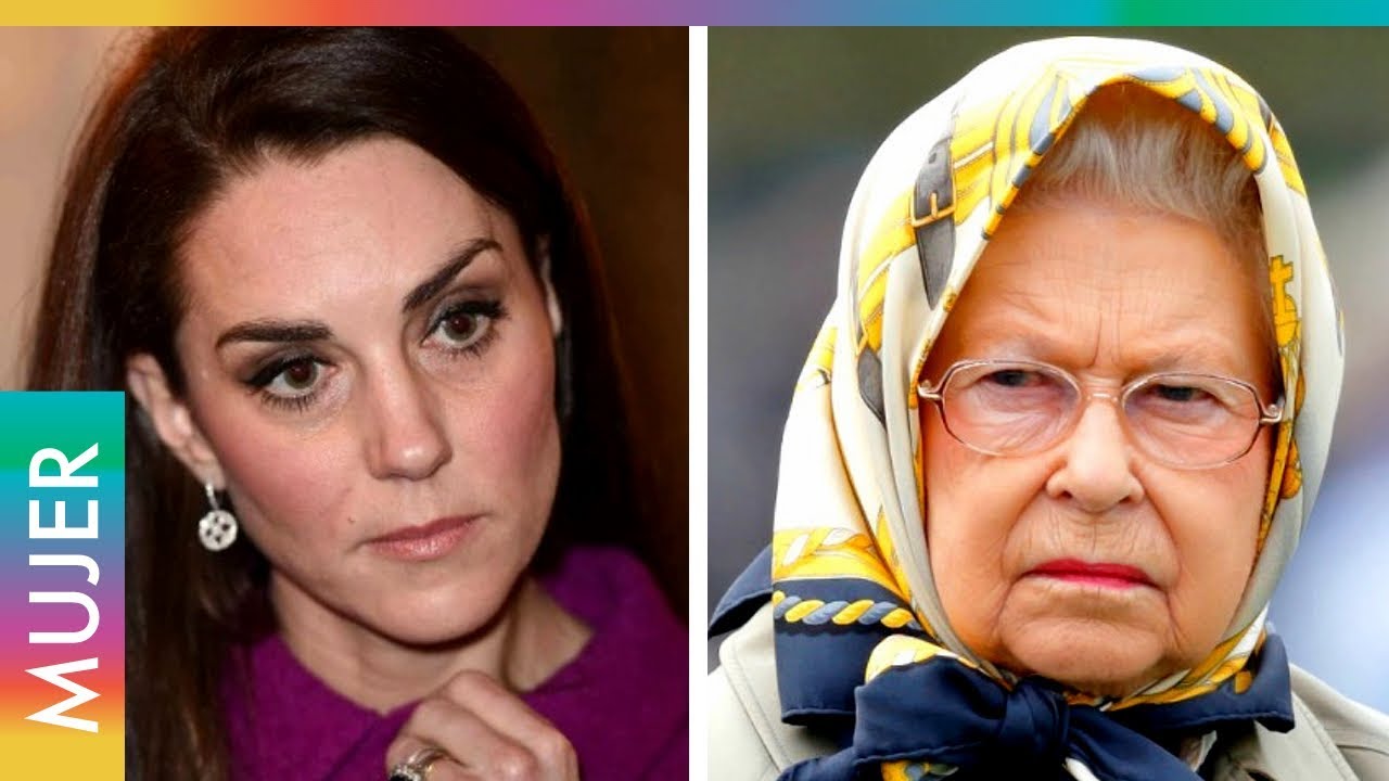 Kate Middleton rompe el protocolo y besa a la Reina