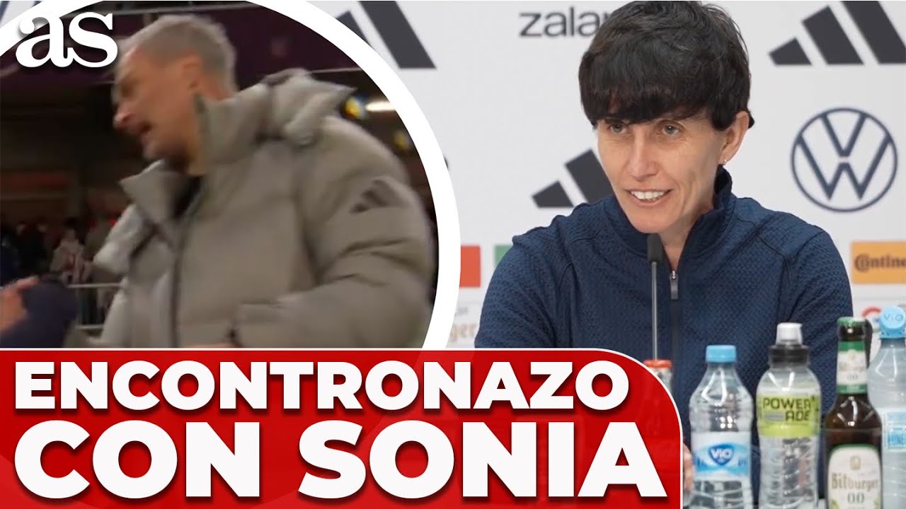 ELEGANTE 'RECADO' de SONIA BERM&Uacute;DEZ al SELECCIONADOR ALEM&Aacute;N | ALEMANIA vs. ESPA&Ntilde;A (0-0)