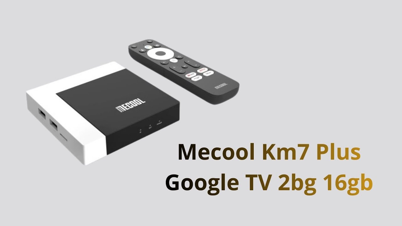 MECOOL KM7 Plus Com Google TV Certificada