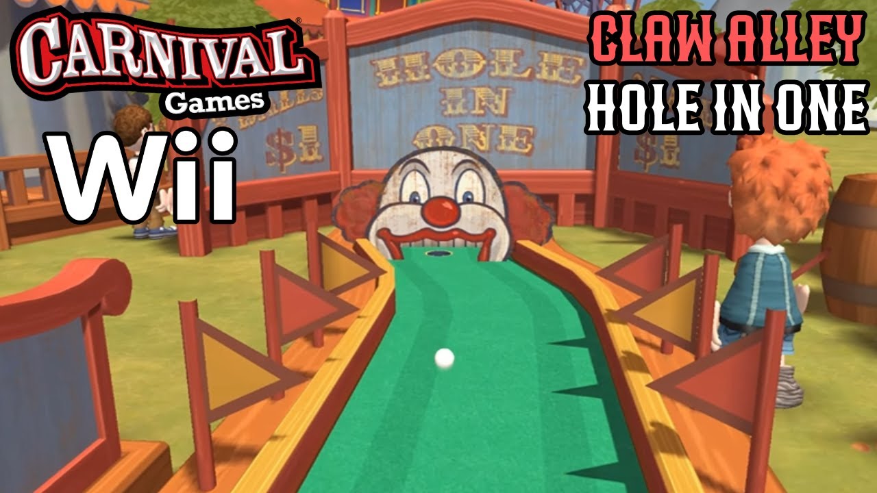 Carnival Games (Wii) - Hole In One High Score & All Prizes [Claw Alley]