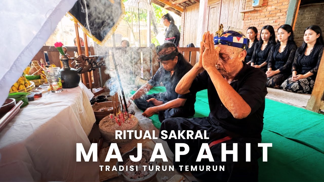 TRADISI ADAT MAJAPAHIT‼️Ritual Sakral Di Kampung Majapahit, Wujud Syukur Kepada Leluhur