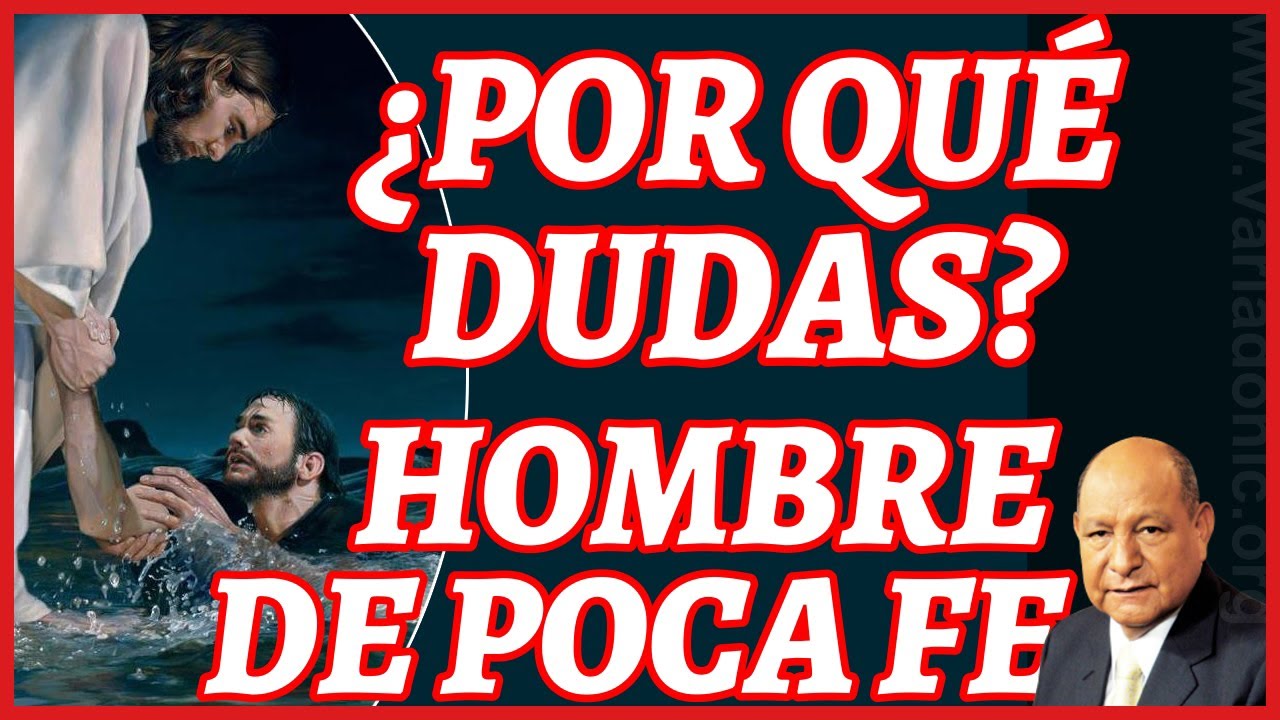😩¿POR QUÉ DUDAS? HOMBRE DE POCA FE 😩 con el pastor ALEJANDRO BULLÓN