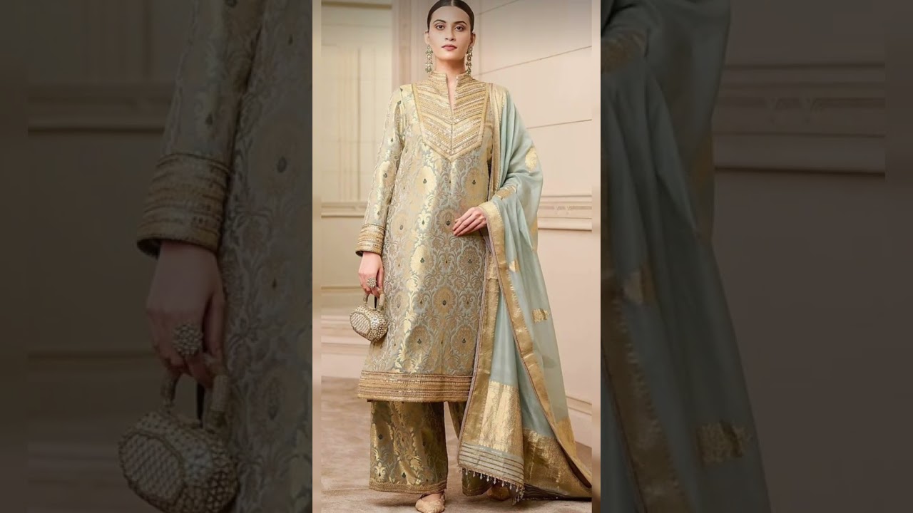 Latest jamawar suit#banarasi #trending #shorts