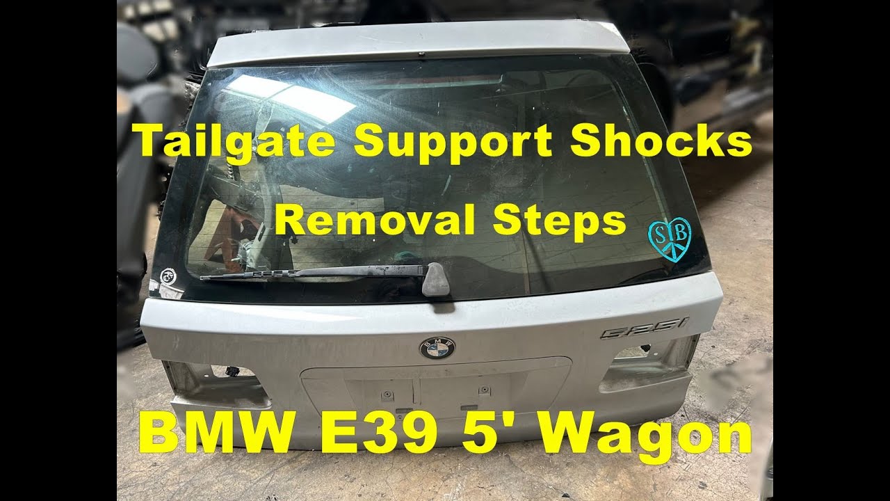 How to remove rear liftgate support shocks bmw e39 540i 528i 525i wagon