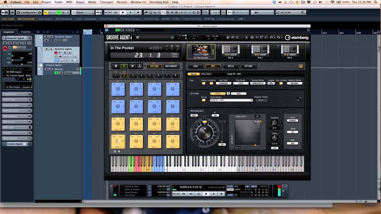 Groove Agent 4 walkthrough: Working with the Acoustic Agent