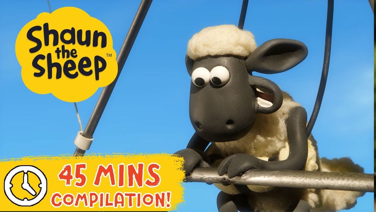 🌻 45 MINS of Best Bits of Shaun the Sheep 🐑 Seasons 1-5