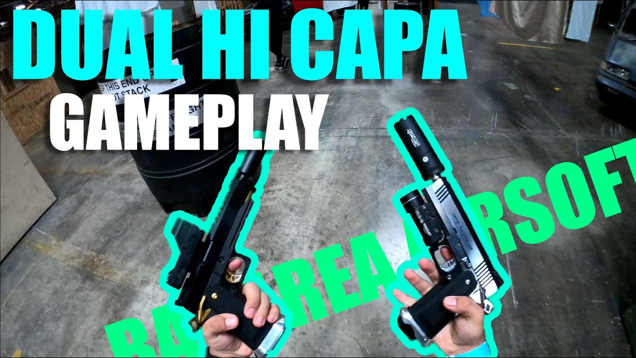 COVID CQB Airsoft // Dual Wield Hi Capa Gameplay // CQB City