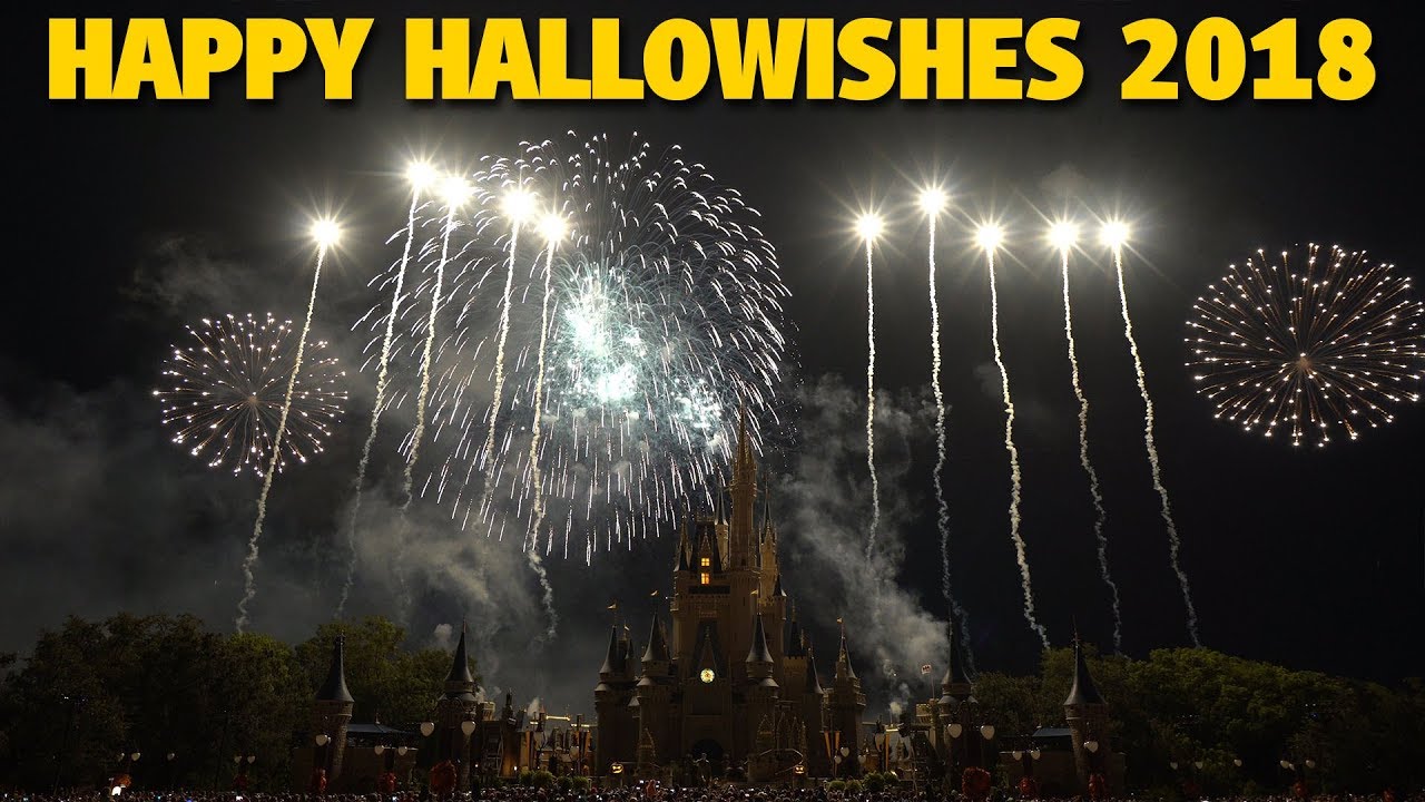 Happy Hallowishes Fireworks Show 2018 | Walt Disney World
