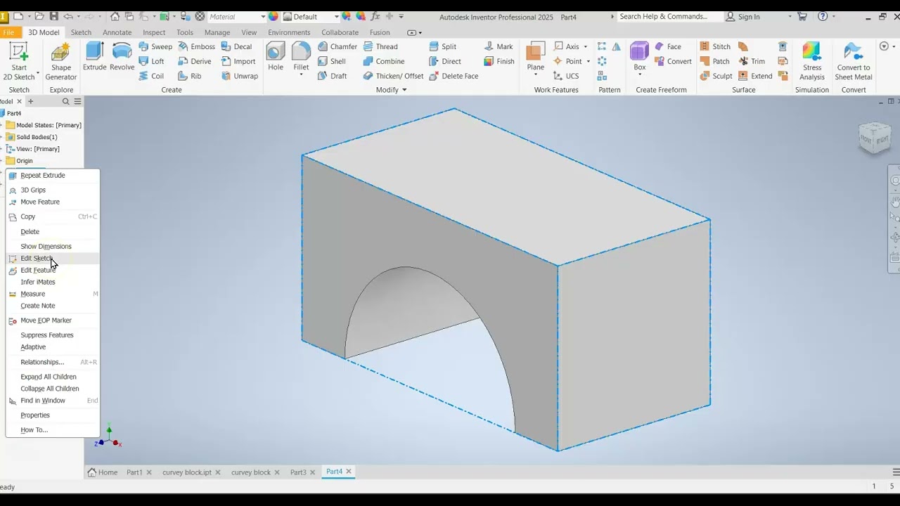 GOLD BLOCK SEMI CIRCLE