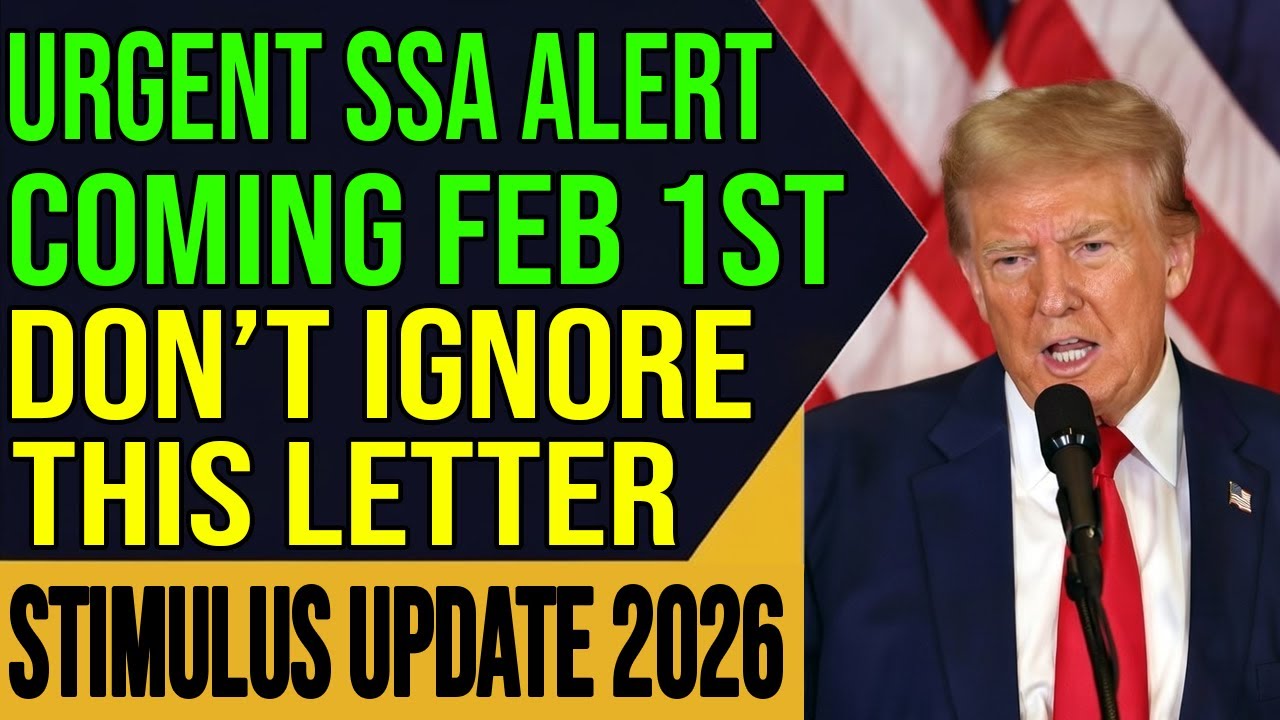 Urgent SSA Warning: Never Ignore This Letter Coming Febuary 1st (Stimulus Update 2026)