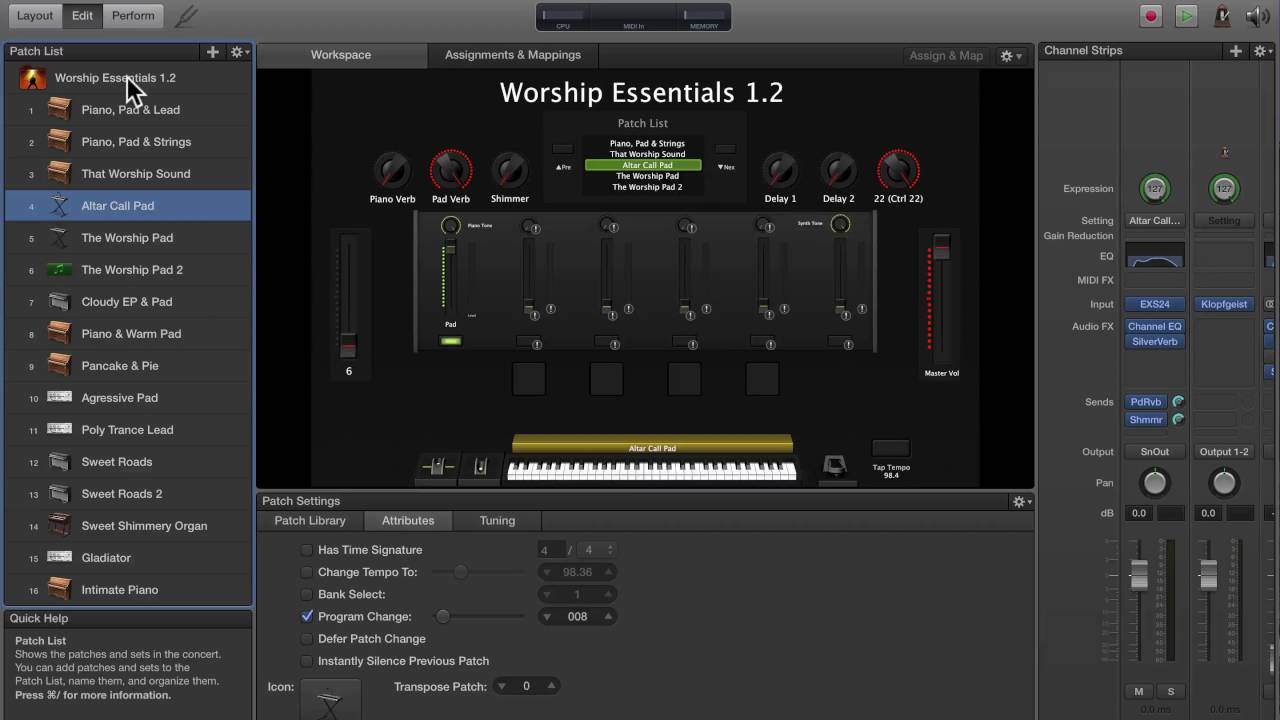 Assigning Drum Pads To Trigger MIDI Notes In MainStage 3