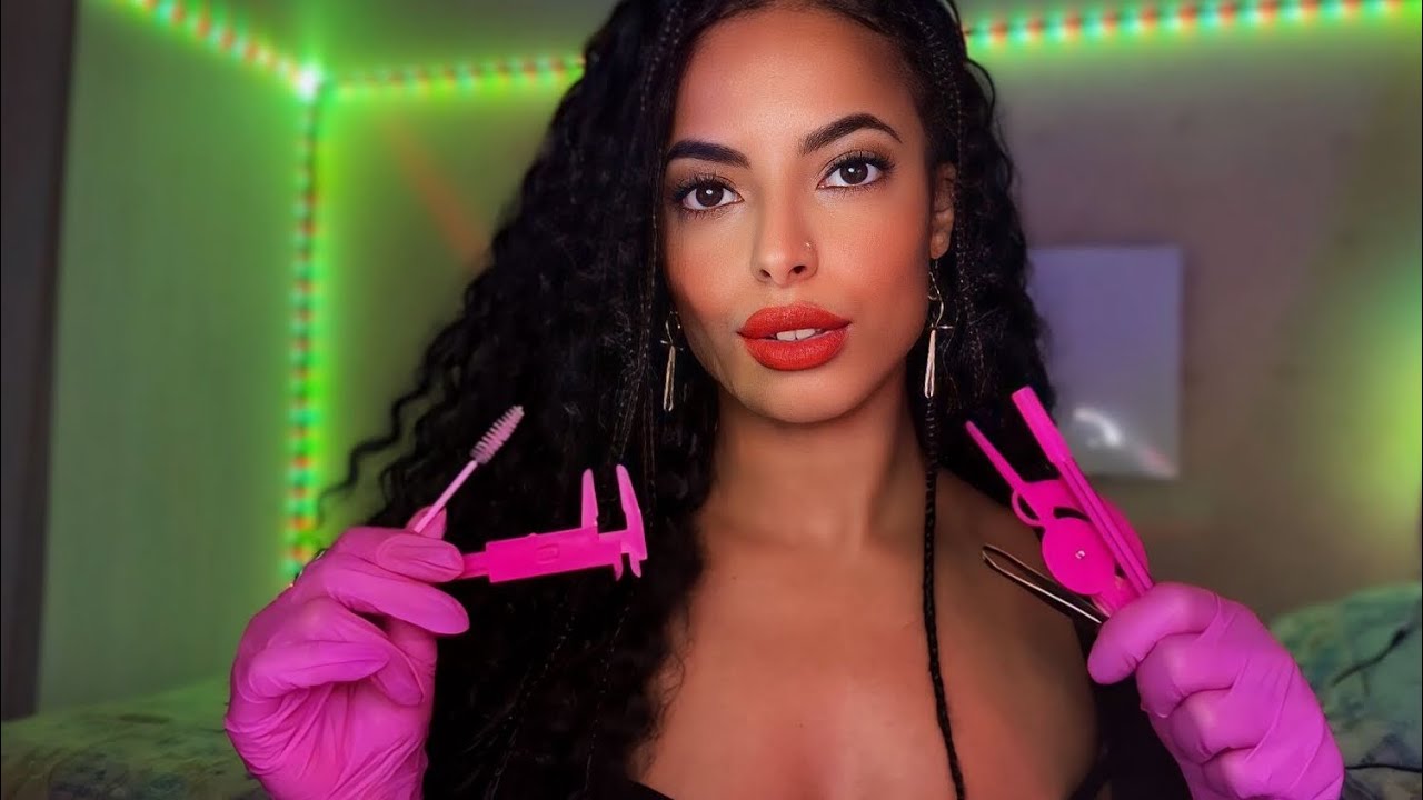 ASMR FAZENDO SUA SOBRANCELHA (até você dormir) 😴 💤