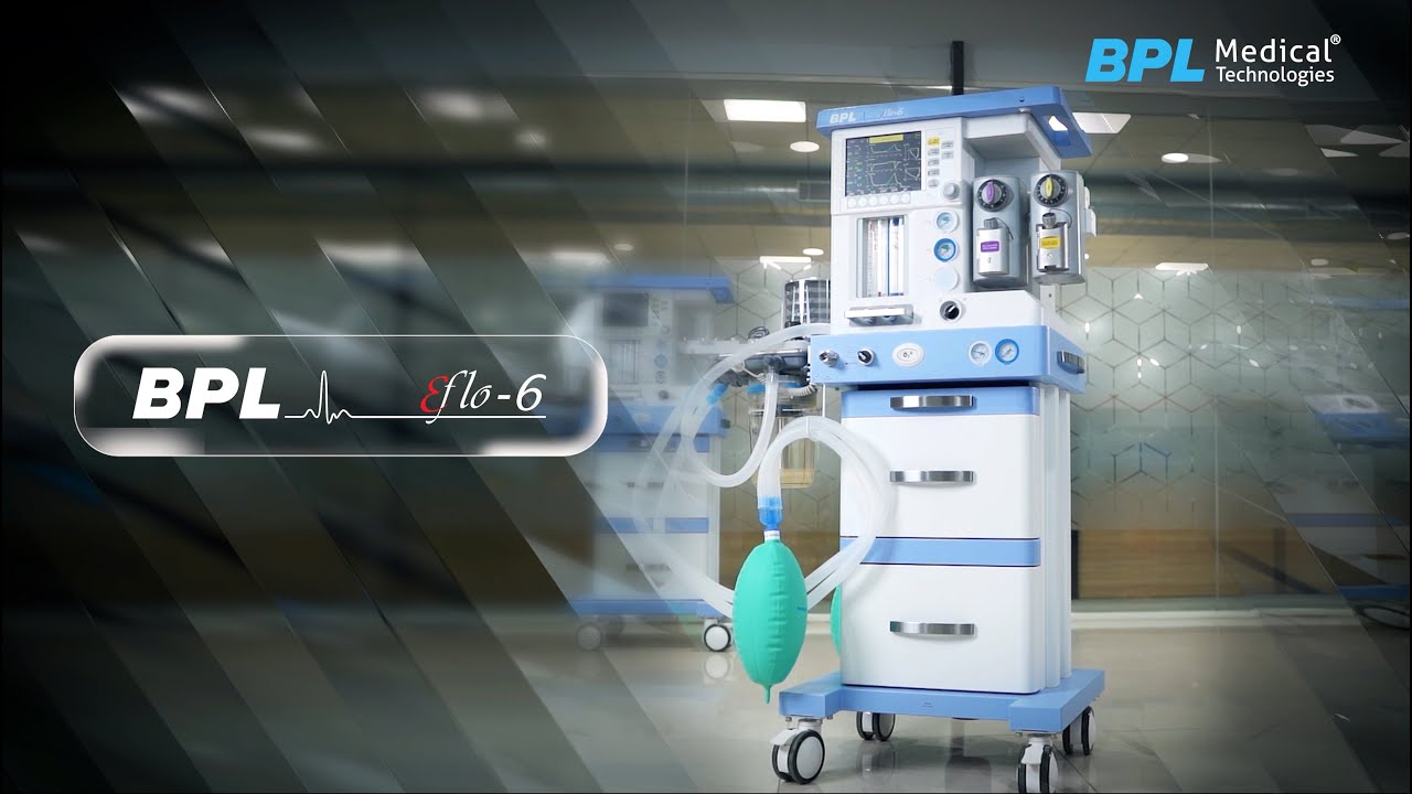 BPL E-Flo 6 Anesthesia Workstation for Hospitals & High-Acuity Surgeries | BPL Medical Technologies
