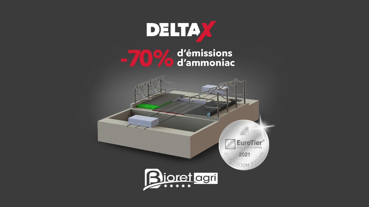 DeltaX en élevage laitier c'est moins 70% d'émissions d'ammoniac