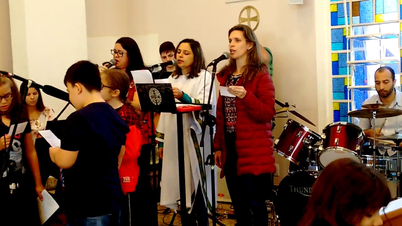 Canto Pós Comunhão Como és Lindo Missa com Crianças Paróquia São Benedito Americana SP 2018