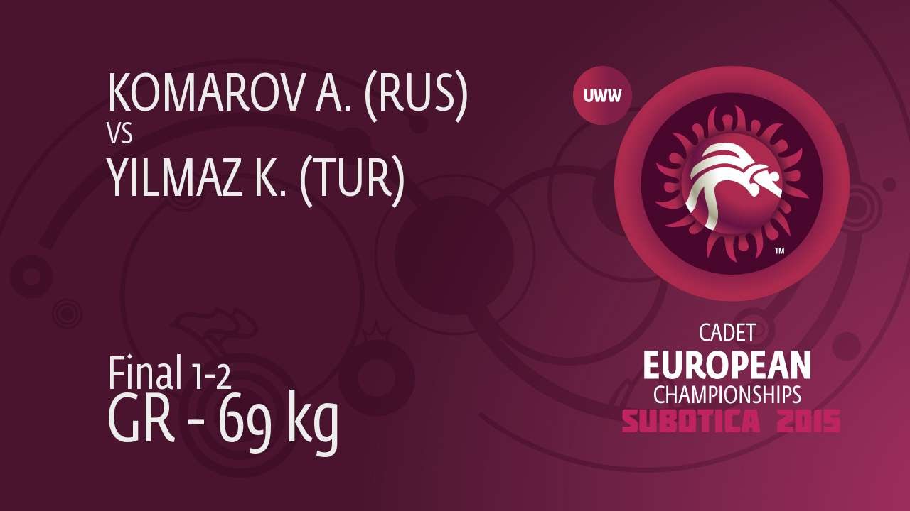 GOLD GR - 69 kg: A. KOMAROV (RUS) df. K. YILMAZ (TUR) by TF, 9-0