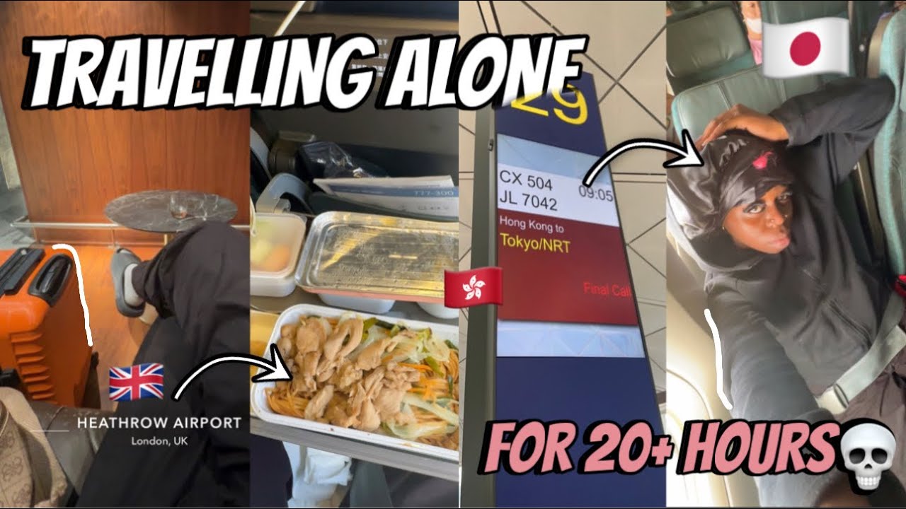 i travelled to Japan all by myself at 20 years old…. (20+ hours flying across the world!)