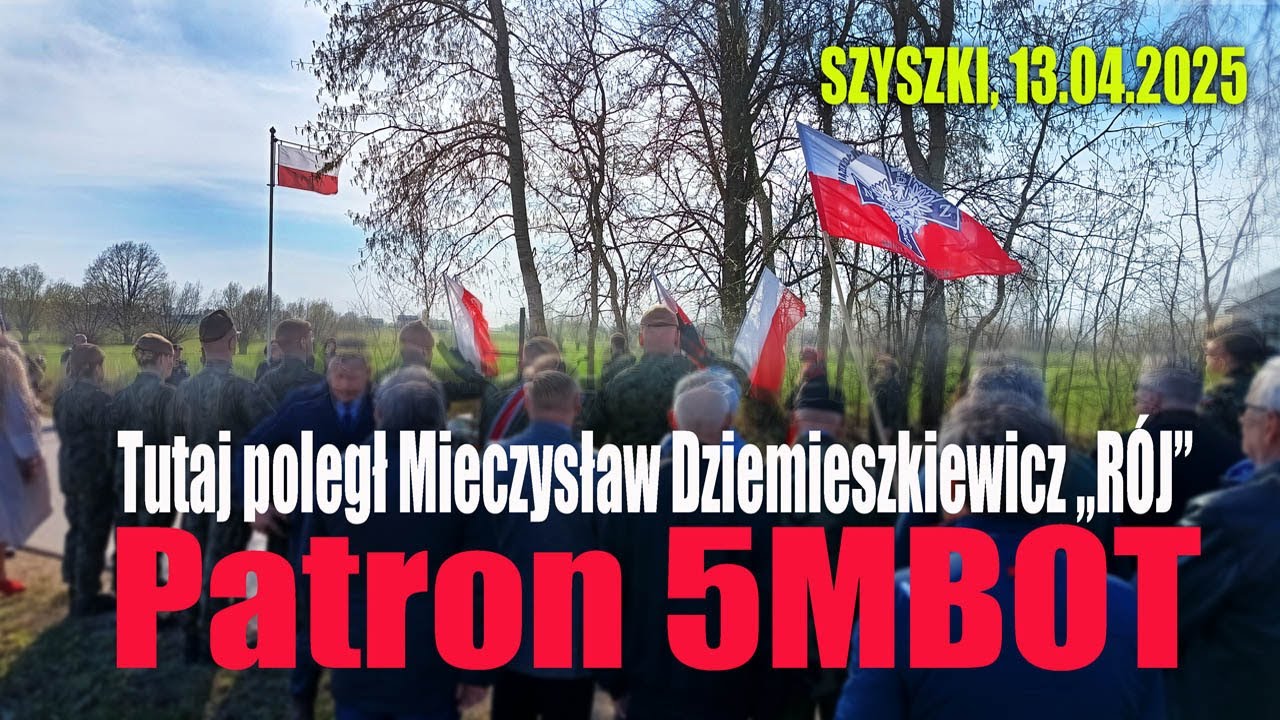 74 lata temu poległ MIECZYSŁAW DZIEMIESZKIEWICZ ps. R&Oacute;J | Uroczystość w Szyszkach Włościańskich 2025