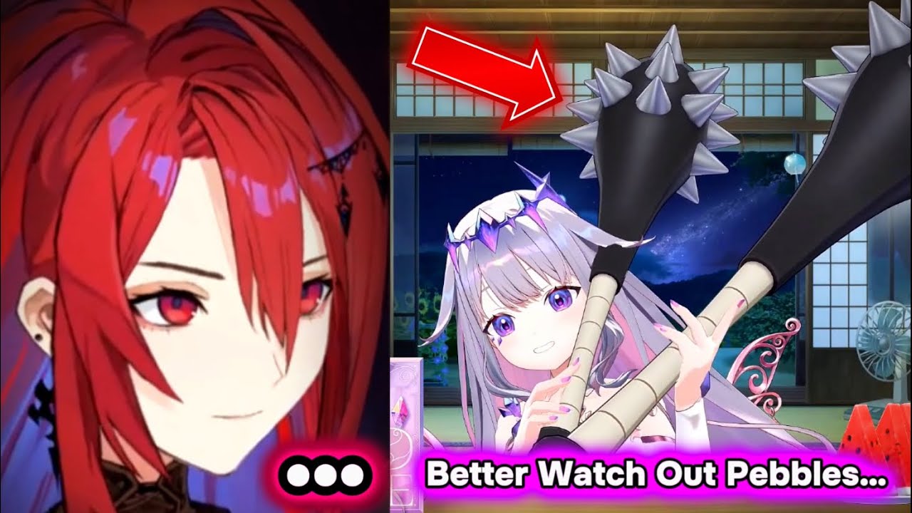 Elizabeth Responds to Biboo Threatening Everyone with Her Weapon【 Hololive 】