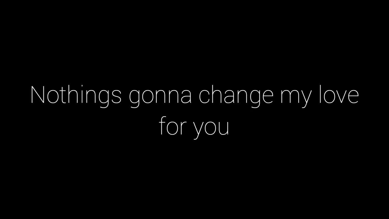 Abim finger- nothings gonna change my love for you (instrumental track)