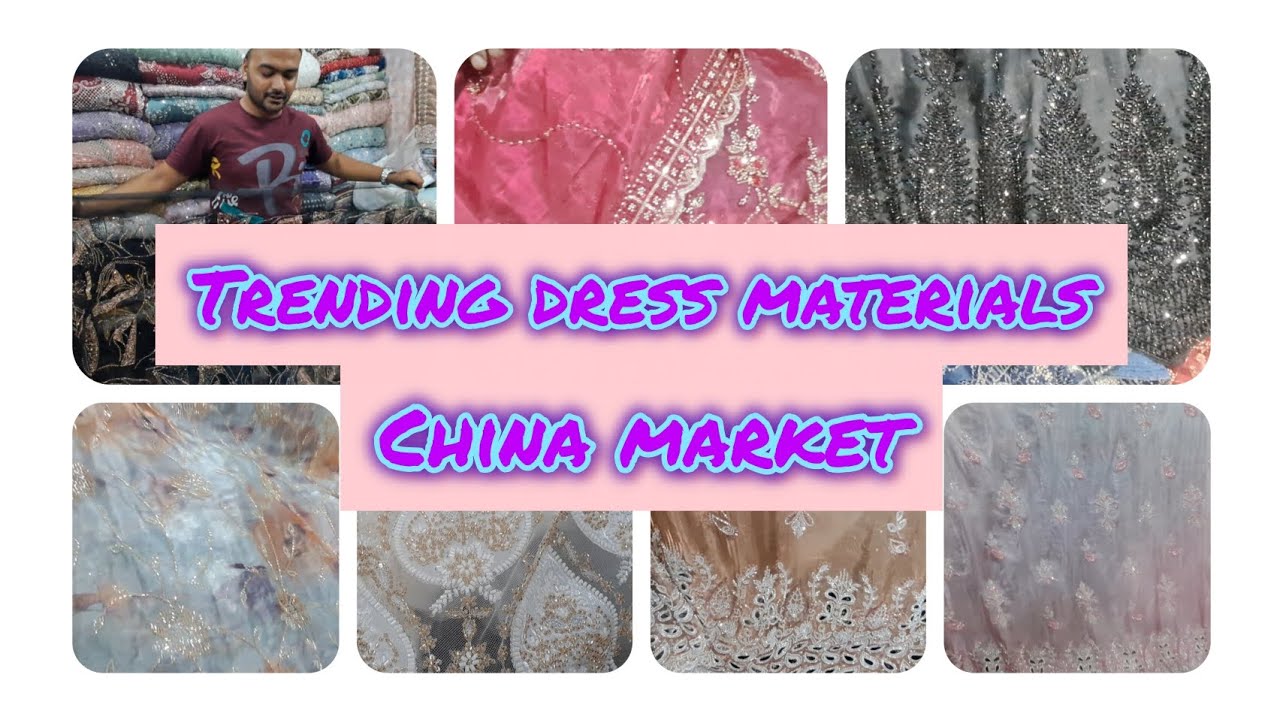 ✨ Wedding Season Special – Heavy Dress Materials Kurla Market Se!#mumbaishopping #fashion #budget