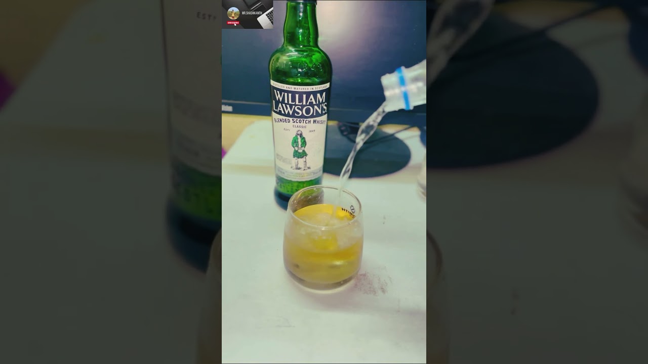 Water and ice cubes with alcohol good combination 🍷🥂🍾🍹🥃