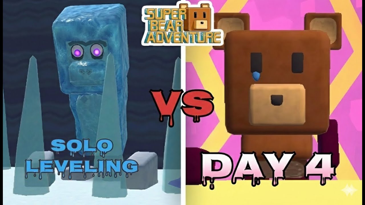 Solo Leveling in the Game Super Bear Adventure Day 4📈 #Superbearadventure #k2bear