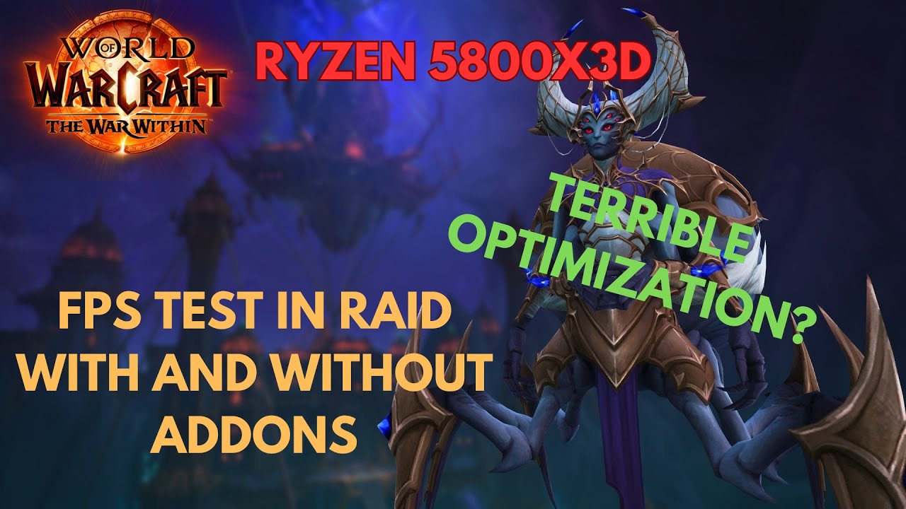 WoW - TWW - 5800X3D - 4070 Ti - LFR Ansurek FPS Test Benchmark