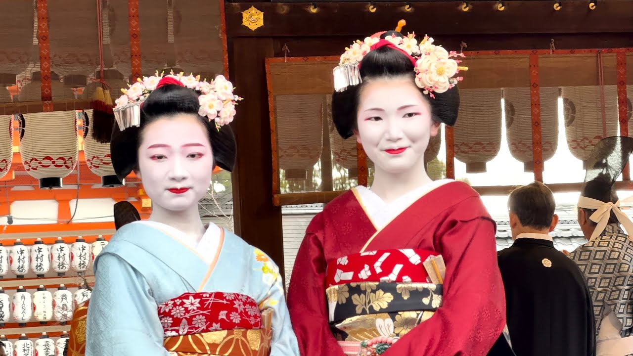 [4K]  節分祭 + 豆撒き - 先斗町歌舞会@ 八阪神社