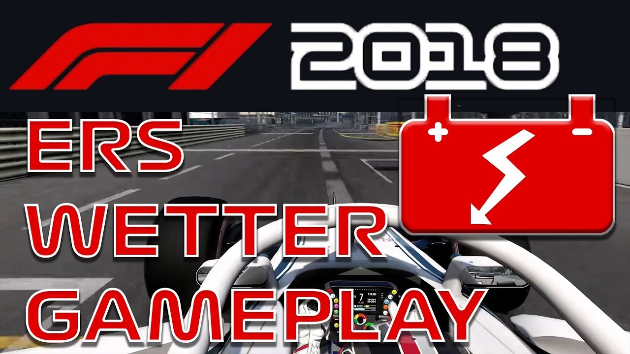 F1 2018 LEAKS!! GAMEPLAY, ERS SYSTEM, WETTER