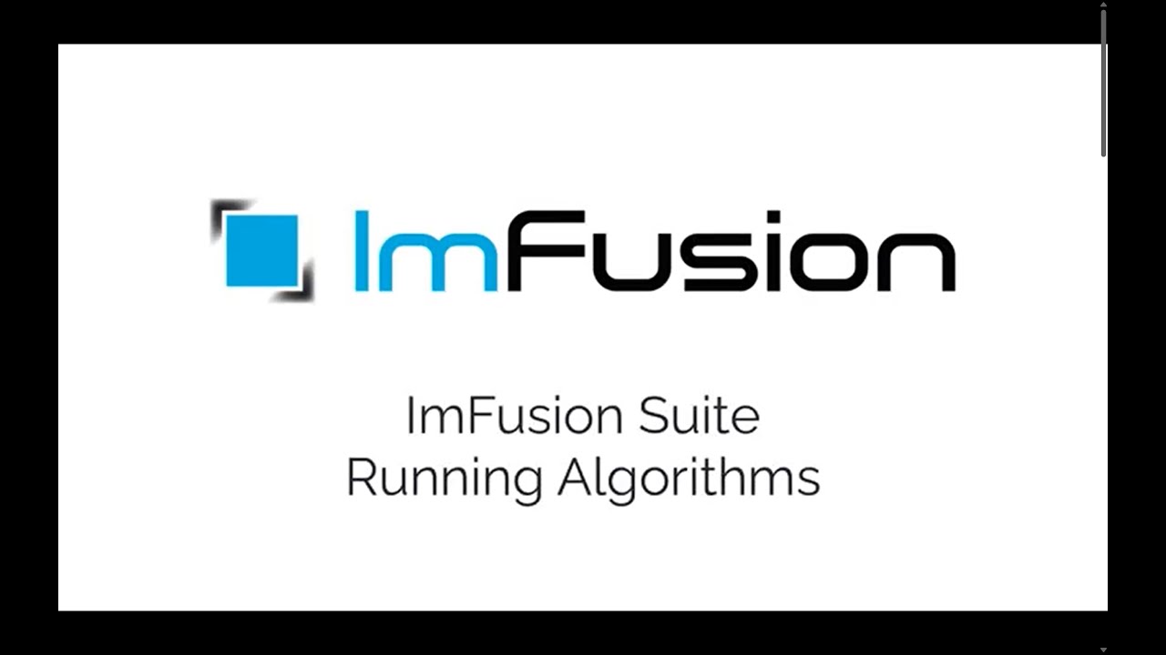 How to Run Algorithms on Medical Imaging Data in ImFusion Suite