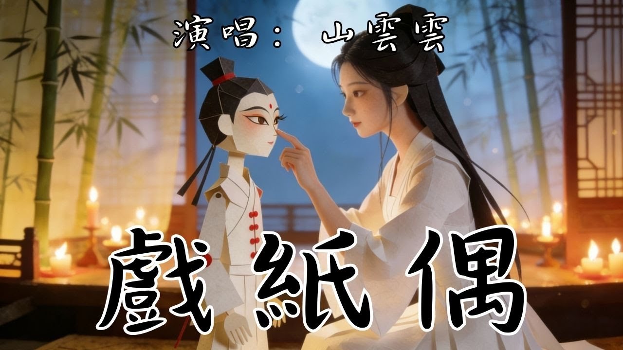 戲紙偶 - 山雲雲『你抬眸星子轉移 信守雲低垂 悲歡都隨你 一生一世都珍貴 縱是指縫間 心思卻不虛偽 這歲月 有你便無愧』【動態歌詞MV】抖音歌曲2026