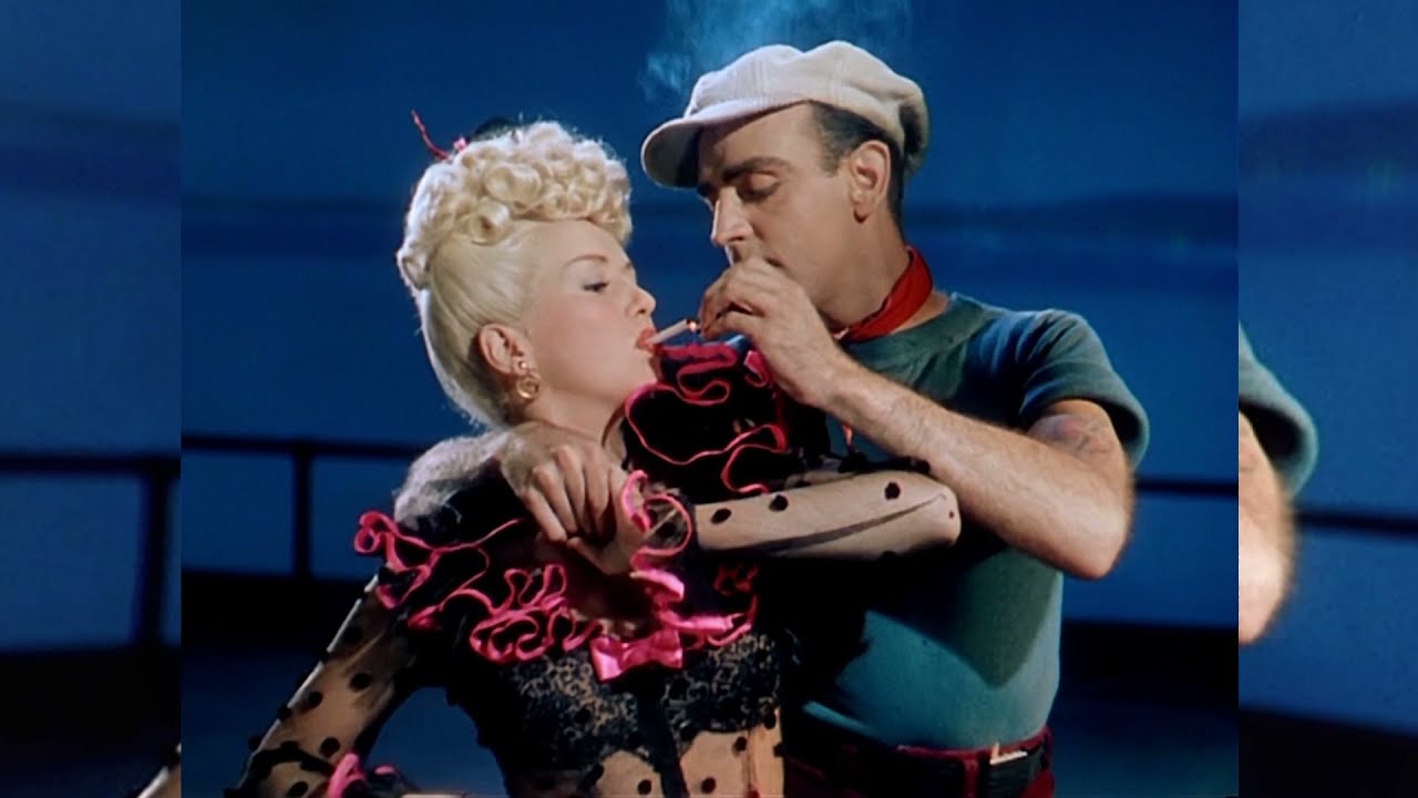 Once Too Often - Betty Grable, Hermes Pan & Angela Blue - Pin Up Girl ('44)