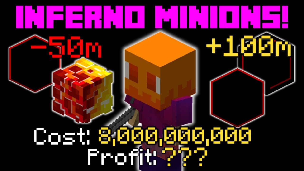Я потратил 8 МИЛЛИАРДОВ монет на Inferno Minions! | Hypixel Skyblock