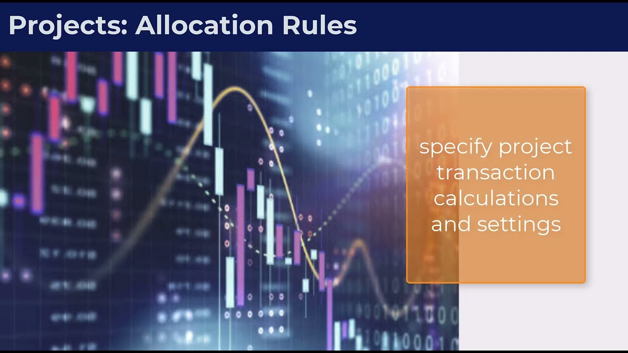 Acumatica Cloud ERP Tips 138: Projects  Allocation Rules