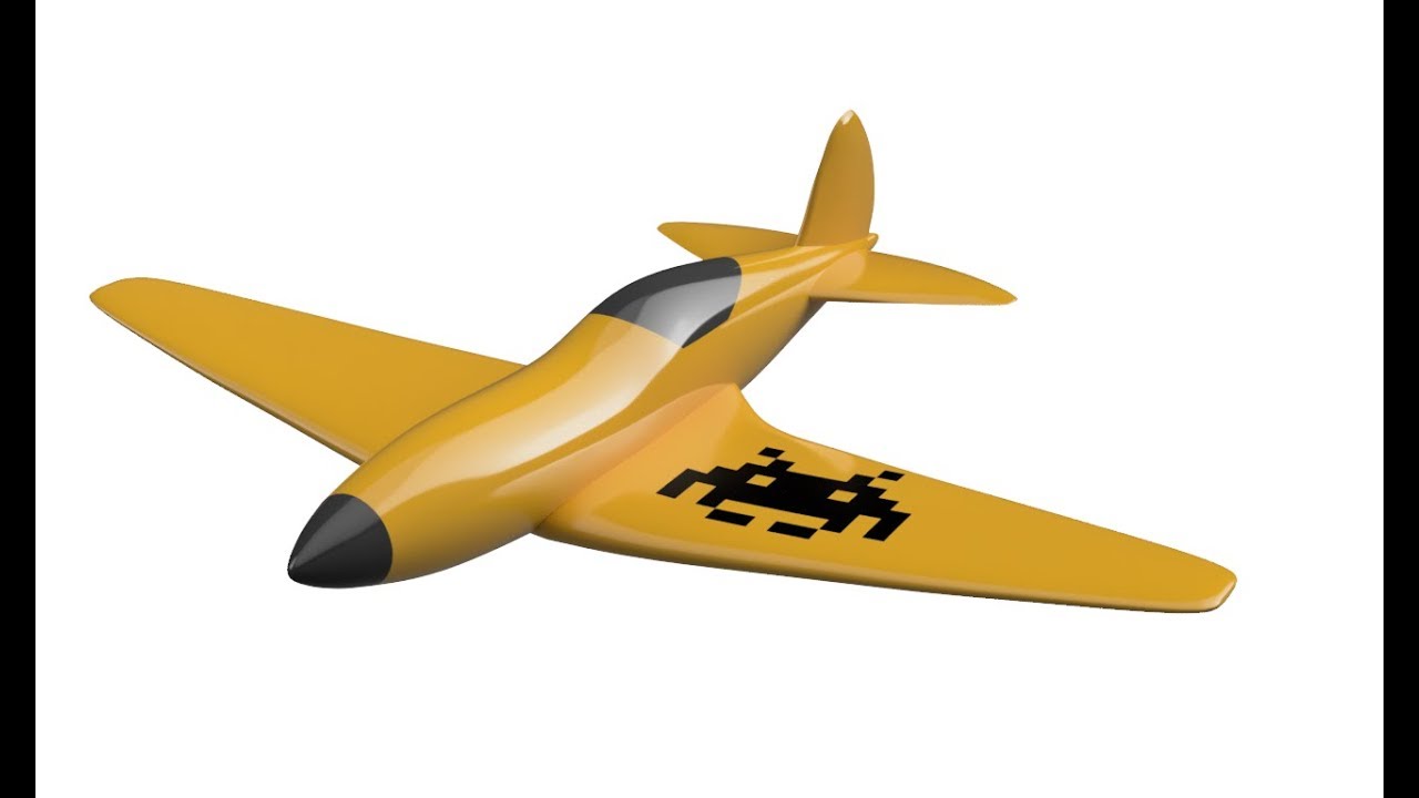 9. Rzeźbienie samolotu w Fusion 360. Tworzenie samolotu w Fusion 360.