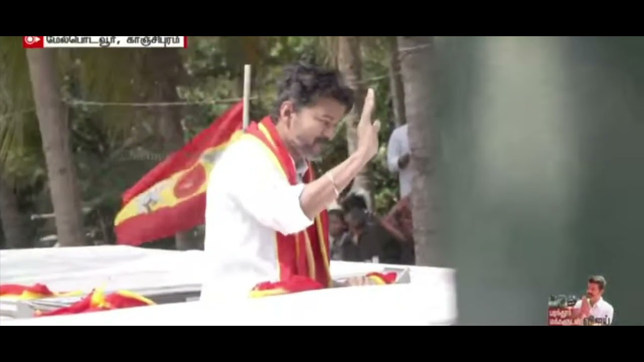 Airport protest paranthur/Vijay Mass entry
