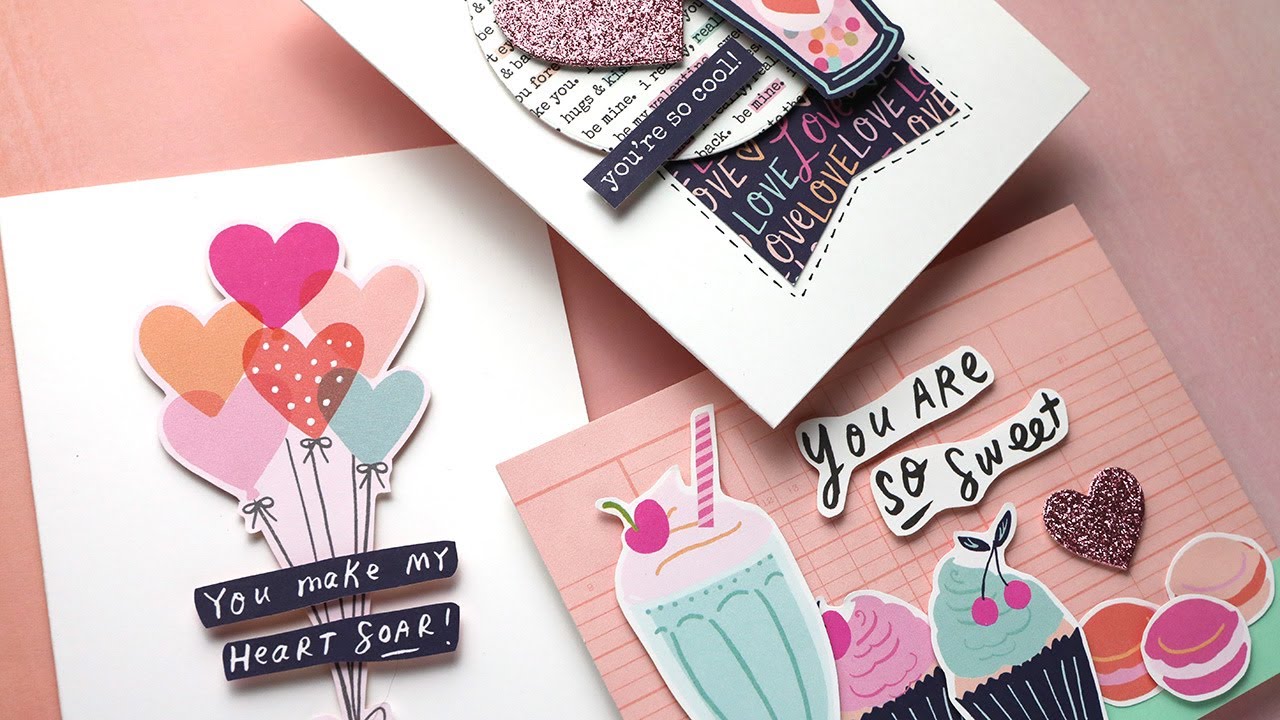 February 2022 Card Kit Inspiration with Kristina Werner - Valentine's Day Cards!