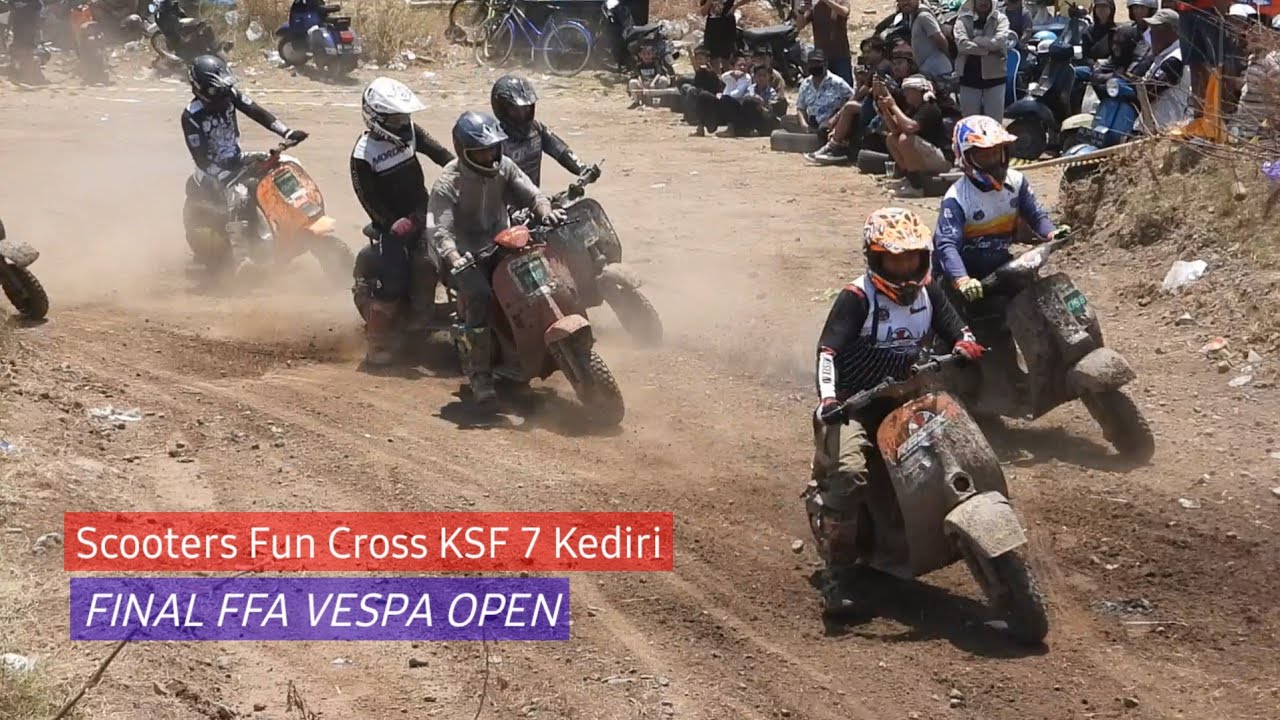FINAL FFA VESPA OPEN Sooters Fun Cross KSF 7 Kediri