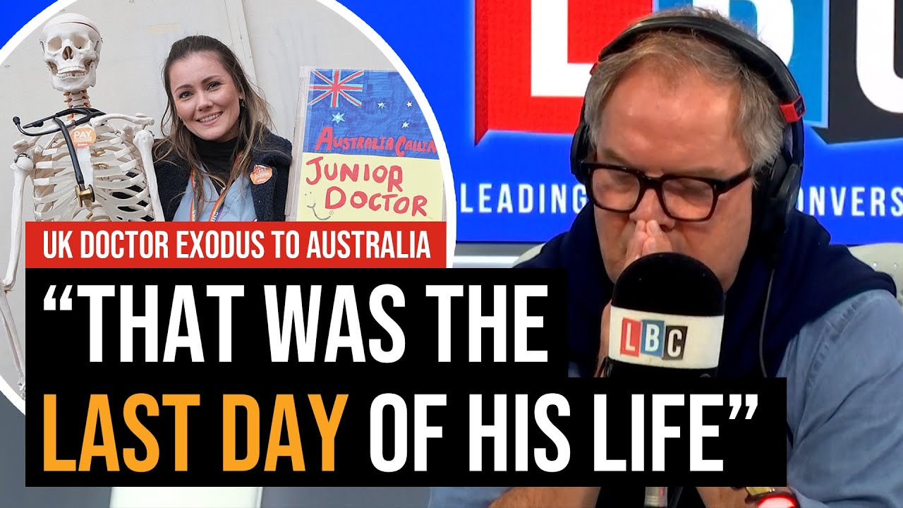 Doctor recalls harrowing moment she decided to leave NHS and pursue job in Australia | LBC