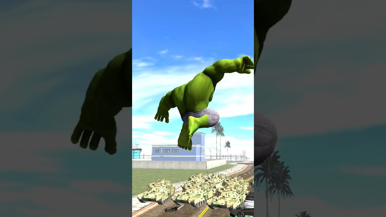 hulk on tank #trending #viral #video