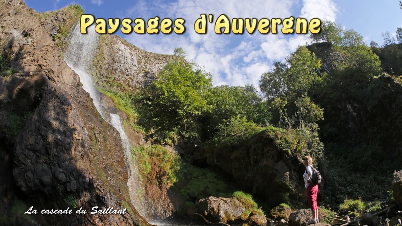 La cascade du Saillant (Auvergne)