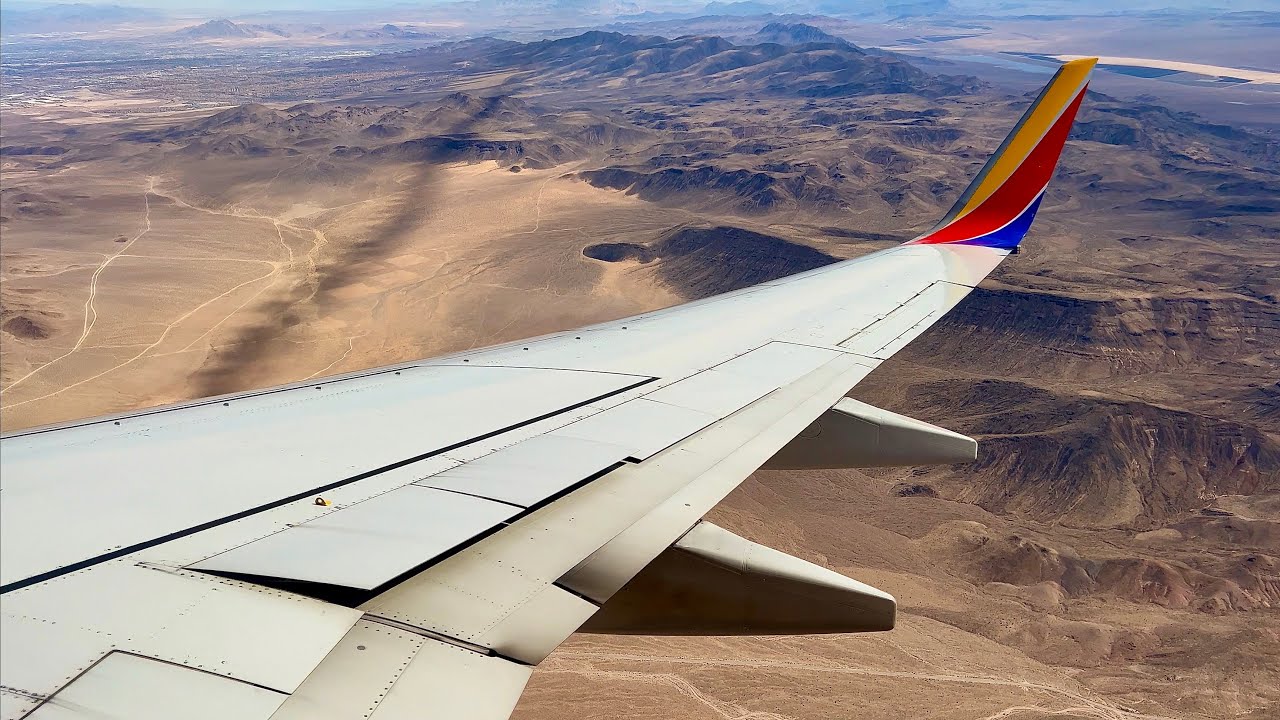 [4K] – Beautiful Las Vegas Landing – Southwest Airlines – Boeing 737-700 – LAS – SCS Ep. 897