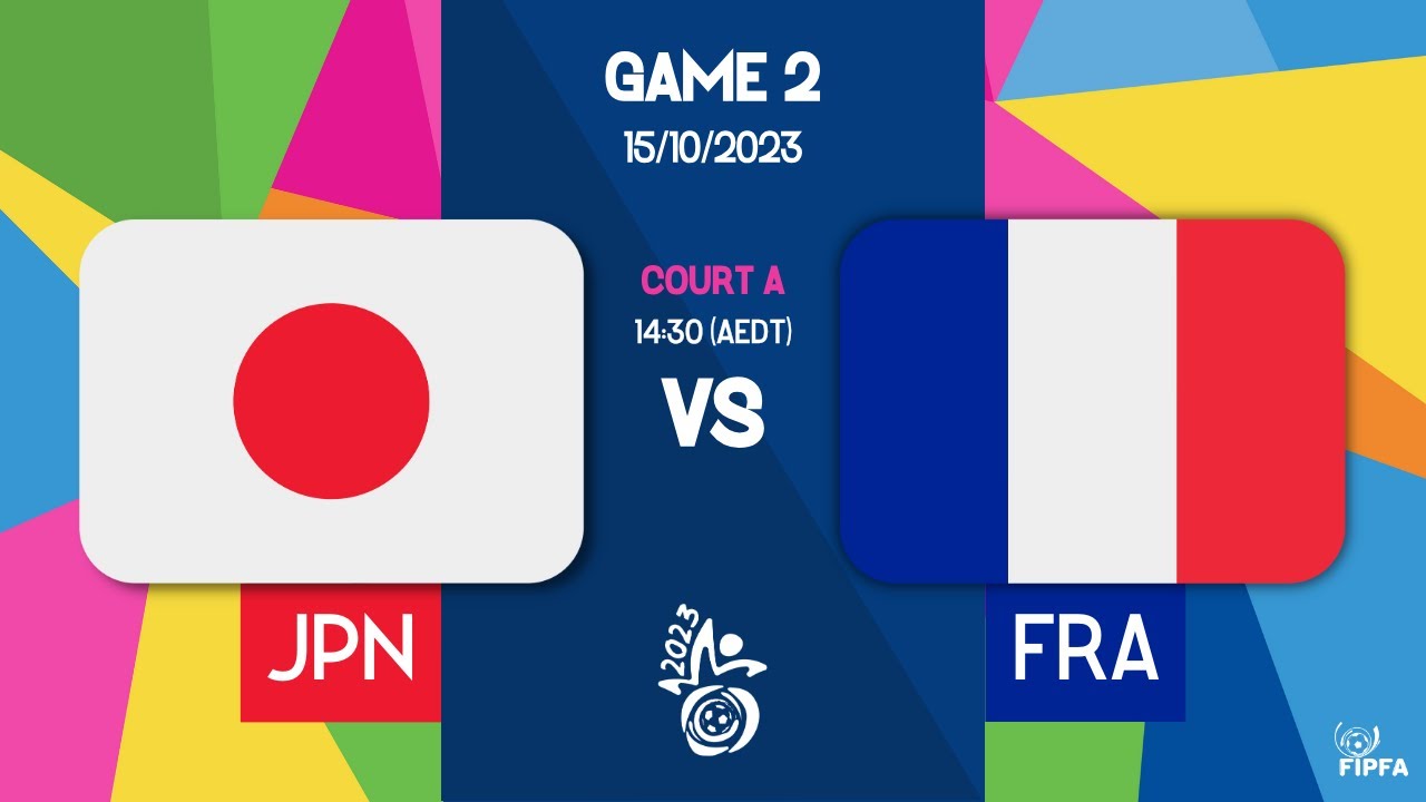 Japan vs France - 2023 FIPFA Powerchair Football World Cup