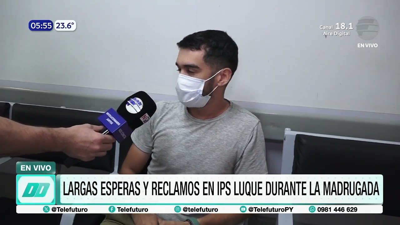 Largas esperas y reclamos en IPS Luque durante la madrugada