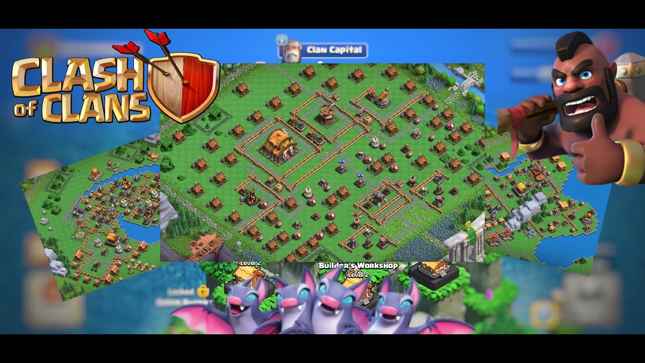 New Base Layouts for Capital Peak, Balloon Lagoon, Wizard Valley! Best Bases For all Districts COC!!