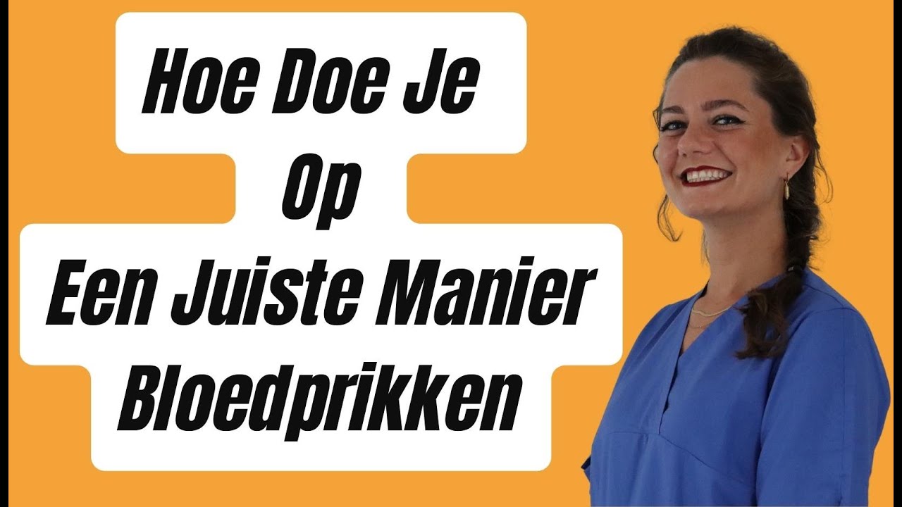 Hoe Doe Je Op Een Juiste Manier Bloedprikken